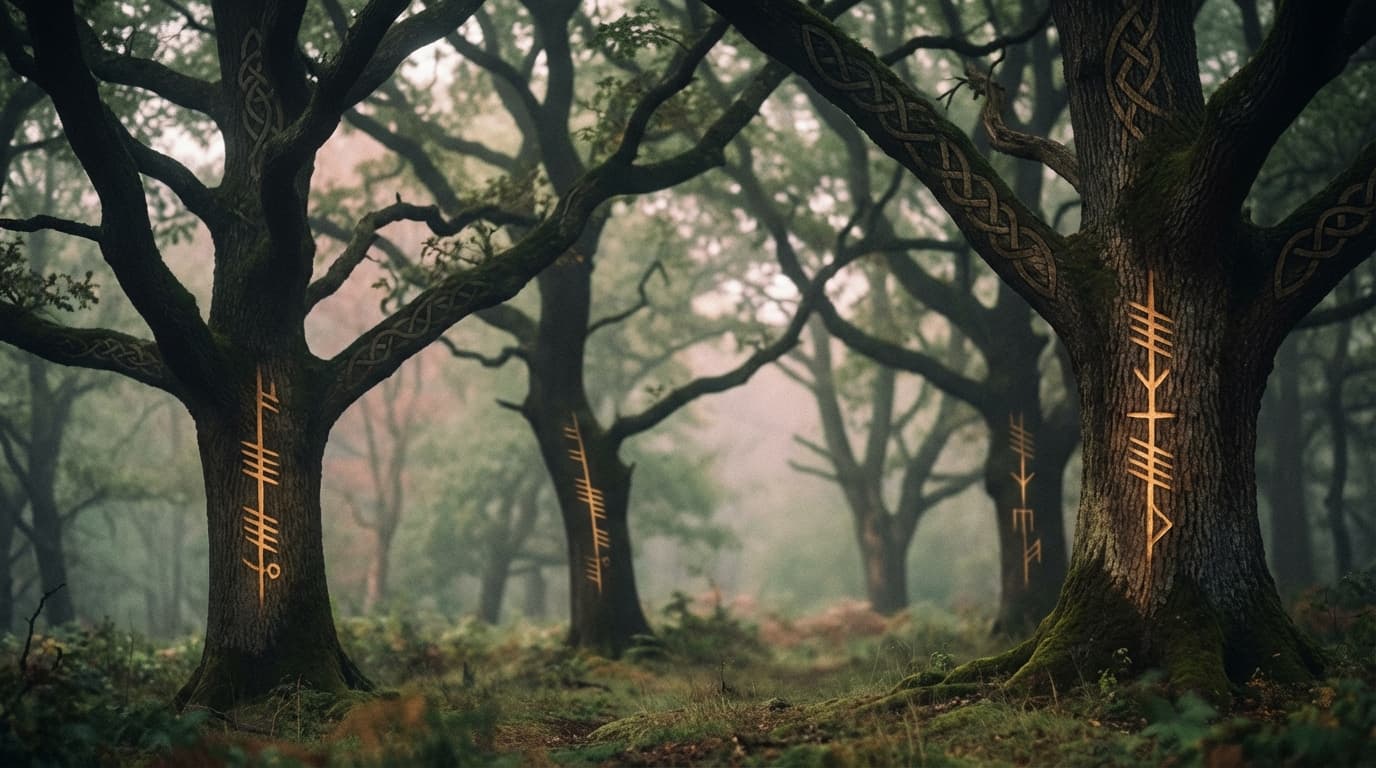 Ogham Staves: The Sacred Celtic Tree Alphabet